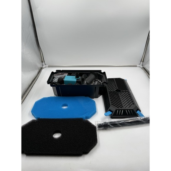 Poposoap Pond Pump & Fountain Filter Kit W/ Multi-Filtration System Adjustable - Picture 1 of 11